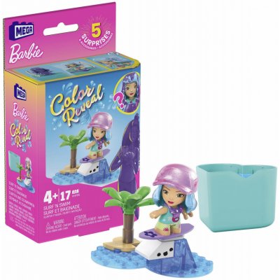 Mega Bloks Barbie: Color Reveal - Surf 'N Swim – Zboží Mobilmania