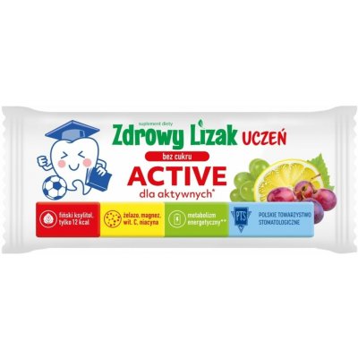 Starpharma Zdravá lízátka Student Active 6 g Hroznové-citronové – Hledejceny.cz