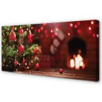 Obrazy na plátně Ozdoby vánoční strom dárky 100x50 cm – Hledejceny.cz