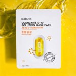 LEBELAGE Coenzyme Q-10 Solution Mask Pack O mlazující plátýnková maska 25 g – Zboží Dáma