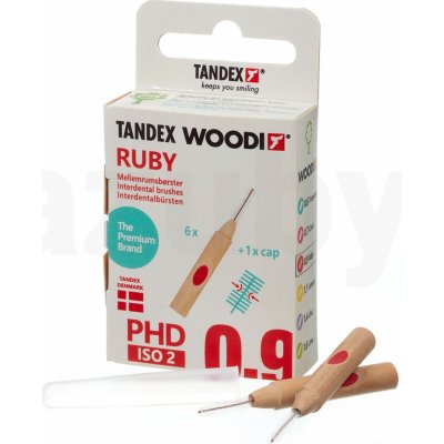 Tandex Woodi 0,9 mezizubní kartáček 6 ks – Hledejceny.cz