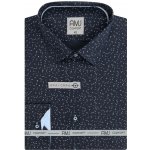 AMJ Slim Fit Comfort pánská košile dlouhý rukáv prodloužená 1243 – Zboží Dáma