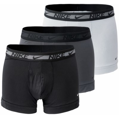 Nike Trunk 3PK Dri-Fit Ultra Stretch Micro 0000KE1152-9V0 šedá – Zboží Mobilmania