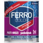 FERRO COLOR U-2066 antikorozní barva polelesklá 2v1 2,5 l RAL7016 – Hledejceny.cz