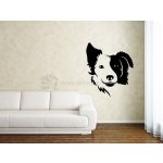 dekorace-steny.cz 390 - Samolepky na zeď - Border kolie - 40 x 50 cm – Zboží Dáma