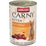 Carny Kitten hovězí a drůběží 12 x 400 g – Hledejceny.cz
