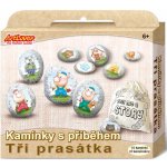 SMT Creatoys Malování na oblázky kameny s příběhem Tři prasátka – Hledejceny.cz