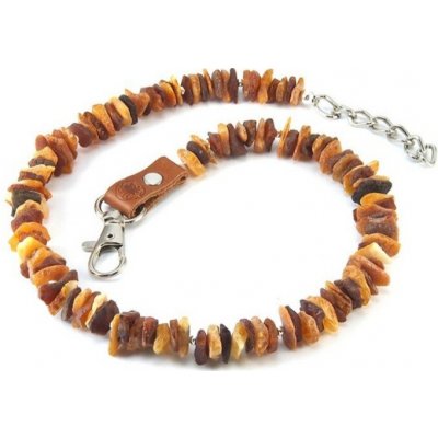 Jantarový Přírodní Obojek pro psy Antiparazitní Proti klíšťatům a blechám Baltské jantary MAX 50-55 cm č. 96 – Hledejceny.cz