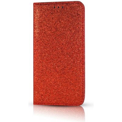 Pouzdro Sligo Case Huawei Y7 2019 - Brokát - červené – Zboží Mobilmania