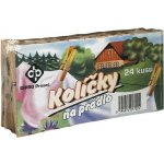 MAT GROUP Kolíčky na prádlo dřevěné 24 ks – Zboží Dáma