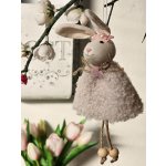 Béžový závěsný velikonoční králíček Magiccal 8*3*16 cm – Hledejceny.cz