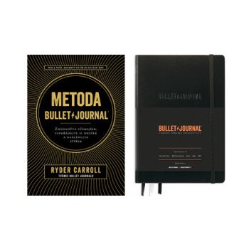 Carroll Ryder, kniha - Výhodný balíček: Metoda Bullet Journal + zápisník Leuchtturm 1917 ČERNÝ Bullet Journal Edition2