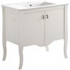 Koupelnový nábytek COMAD Stojatá skříňka s umyvadlem - ELISABETH 821, šířka 80 cm, bílá borovice