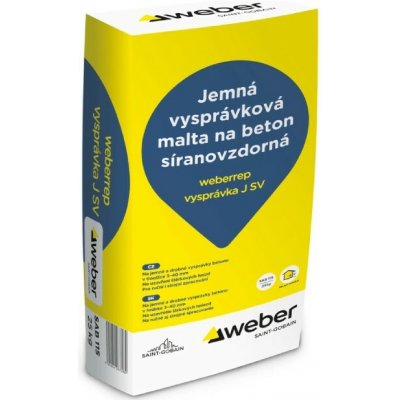 Weberrep vysprávka J SV - 25 kg balení 25 kg 1 ks – Zboží Mobilmania