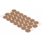 Walteco Filcové podložky, průměr 28mm, samolepicí, hnědé, 28 ks , 85049 – Sleviste.cz