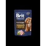Brit Premium by Nature Adult Dog Fillets in Gravy Chicken & Green Peas 85 g – Hledejceny.cz
