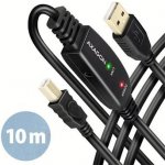 Axagon ADR-210B USB 2.0 A-M na B-M aktivní propojovací / repeater, 10m – Zboží Mobilmania