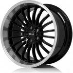 Brock B24 GP 8,5x19 5x108 ET45 black polished – Hledejceny.cz