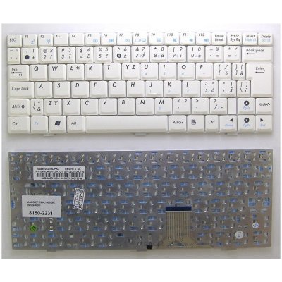 slovenská klávesnice Asus Eee 904 905 1000 bílá SK