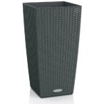 Lechuza Květináč Cubico Cottage Antracit 30 cm – Sleviste.cz