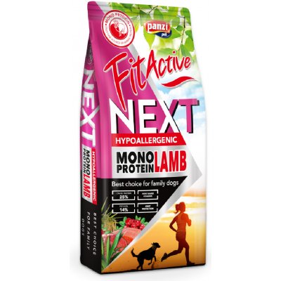 FitActive Next Hypoallergenic Monoprotein jehněčí 2 x 15 kg – Sleviste.cz