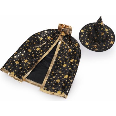 Set čarodějnice klobouk plášť – Zboží Dáma