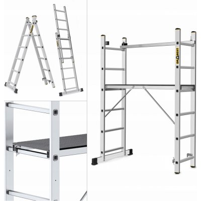 Drabest Multifunkční lešení 2x6 PRO D606-PRO-XG – Zboží Mobilmania