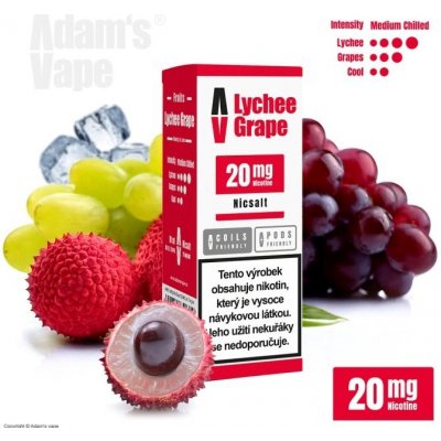 Adams vape Salt Lychee Grape 10 ml 20 mg – Hledejceny.cz