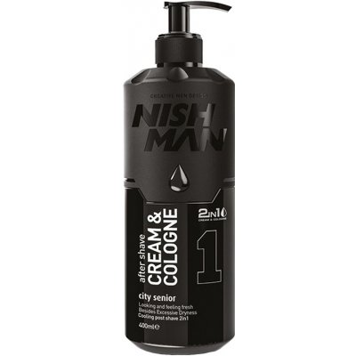 Nishman City senior hydratační krém a kolínská voda 2 v 1 400 ml – Sleviste.cz