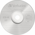 Verbatim CD-R 700MB 52x, Super AZO, spindle, 25ks (43352) – Zboží Mobilmania