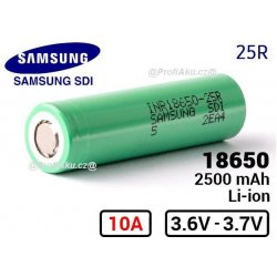 Samsung baterie INR 18650-25R 2500mAh
