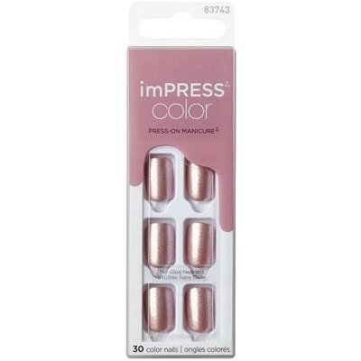 KISS imPRESS Color Paralyzed Pink 30 ks – Zboží Dáma