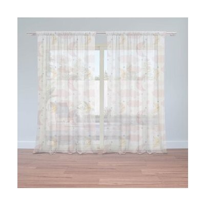 Sablio Záclony Měsíčky a obláčky : 2ks 150x250cm – Hledejceny.cz