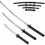 Chladné Zbraně Sada samurajských mečů "BEST OF SAMURAI" se stojánkem – Zboží Dáma