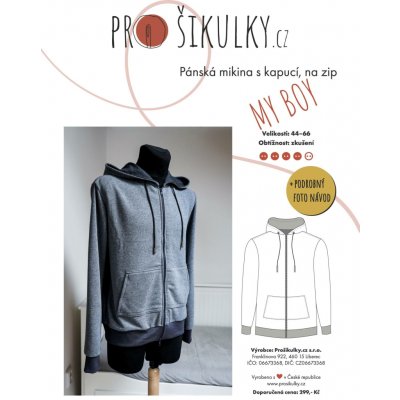 Pánská mikina MY BOY | 44 – 66 - Česky – Sleviste.cz