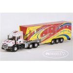 Seva Monti System 1380.1 CIRKUS KLUCKY Scania obytný návěs 1:48 – Zboží Mobilmania