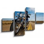 Obraz 4D čtyřdílný - 100 x 60 cm - Motorcycle riding Jízda na motocyklu – Zboží Mobilmania