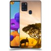 Pouzdro a kryt na mobilní telefon Samsung Pouzdro ACOVER Samsung Galaxy A21s s motivem Elephant