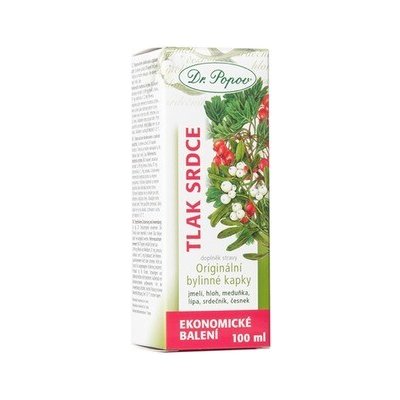 Tlak, srdce kapky bylinné kapky 100 ml – Hledejceny.cz