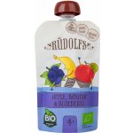 Rudolfs BIO kapsička jablko banán borůvka 110 g – Zboží Dáma