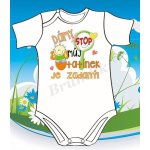 Originální body s nápisem Dámy STOP můj tatínek je zadaný – Hledejceny.cz