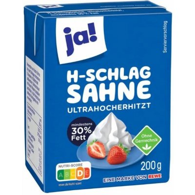Ja! H-Schlag Sahne 30% 200 g – Hledejceny.cz