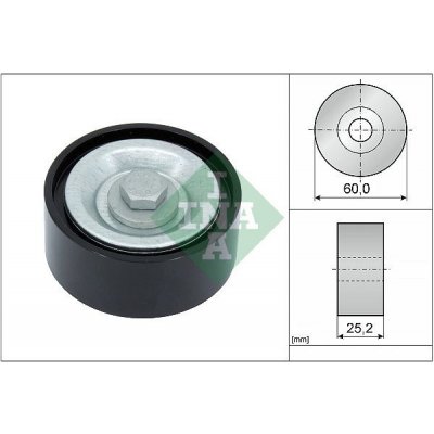 Vratná/vodicí kladka, klínový žebrový řemen Schaeffler INA 532 0715 10 – Zboží Mobilmania