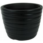 Prosperplast Květináč nízký s vkladem MAZE antracit 47,5 cm – Hledejceny.cz