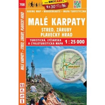 708 Malé Karpaty - Záruby, Plav.hrad, 1:25.000