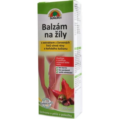 Sunlife balzám na žíly 4022679116284 100 ml – Zboží Dáma