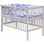 Scarlett Postýlka 120 x 60 cm s kompletní výbavou Fany modrá – Zboží Mobilmania