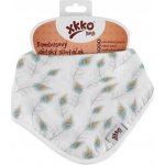 Kikko Bambusový slintáček XKKO BMB Digi Blue Wildflowers – Zboží Mobilmania