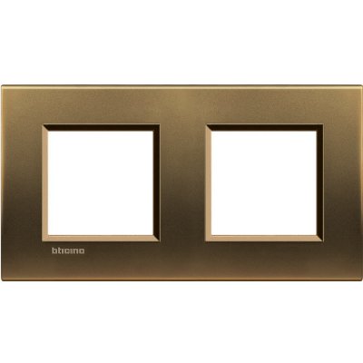 Legrand Lna4802M2Bz Bticino Livinglight Rámeč. Hran. 2+2M Bronz – Zbozi.Blesk.cz