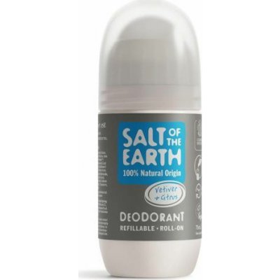Salt Of The Earth Přírodní kuličkový deodorant Vetiver & Citrus (Deo Roll-on) 75 ml